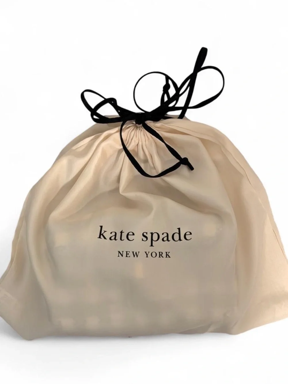 kate spade Black and Cream Check Crossbody with Gold Chain